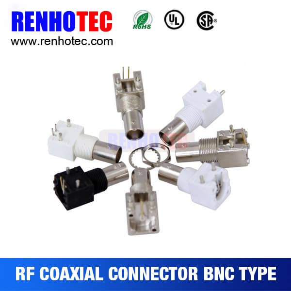 China Supplier 90 Degree Female PCB Mounting BNC Connector